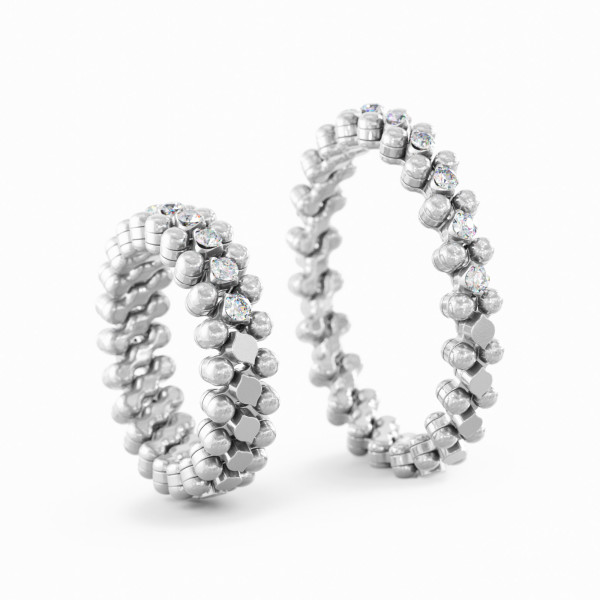Serafino Consoli Brevetto Multi-Size Ring (Ref: RMS 3HM2 WG WD)
