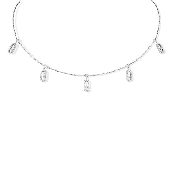 Messika Move Uno Choker Kette mit Quasten (Ref: 12150-WG)