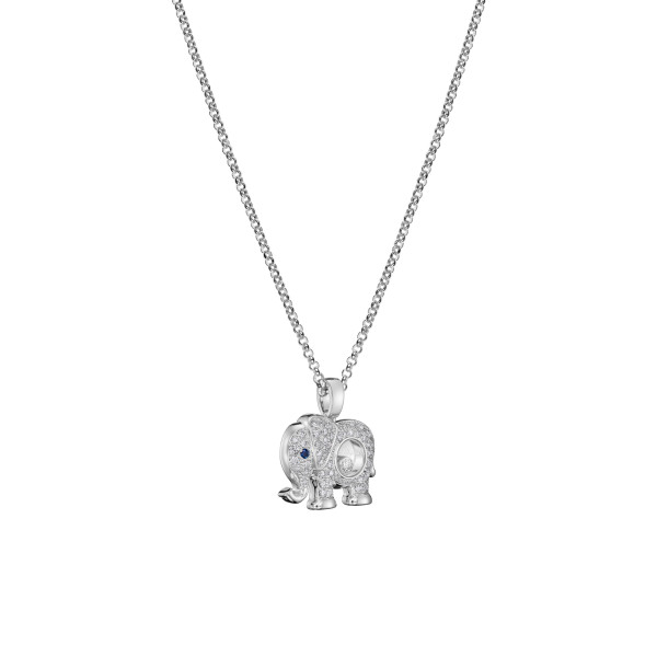 Chopard Happy Diamonds Elefant Anhänger mit Halskette (Ref: 79A189-1201)
