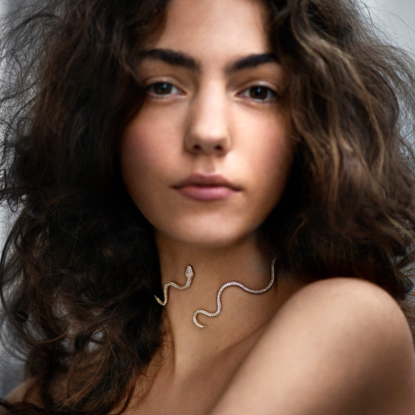 Ole Lynggaard Copenhagen Snakes Halsreif mit Diamant-Pavé (Ref: A9997-462)