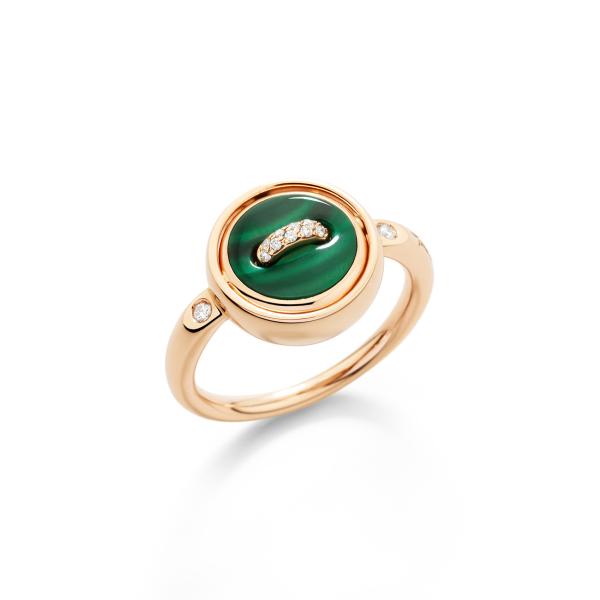 Pomellato Pom Pom Dot Wendbarer Ring (Ref: PAC5030O7000BMPMY)