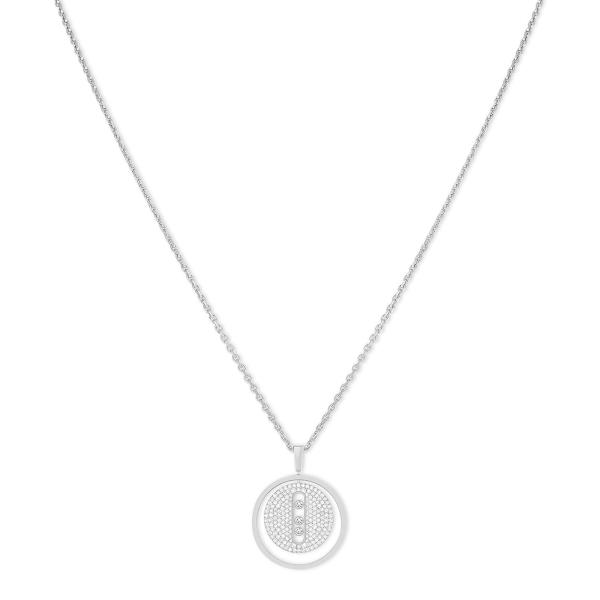Messika Lucky Move MM Pavé Collier (Ref: 07395-WG)