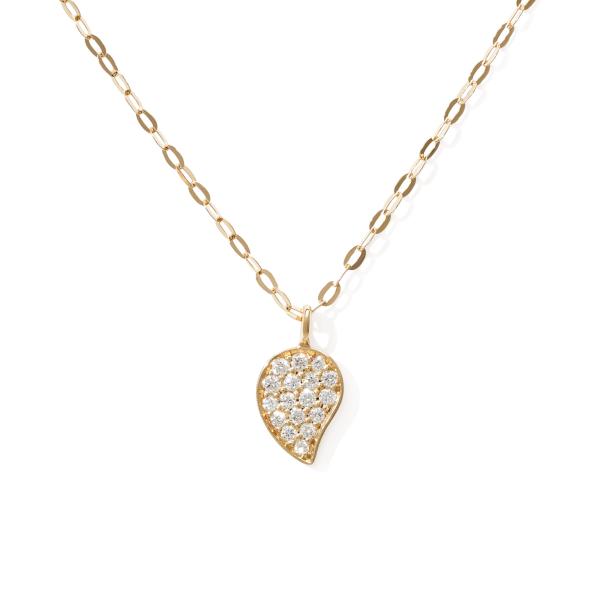 Tamara Comolli SPARKLE Kette mit DiamantPavé  (Ref: C-Spa-1-Dr-p-yg-45)