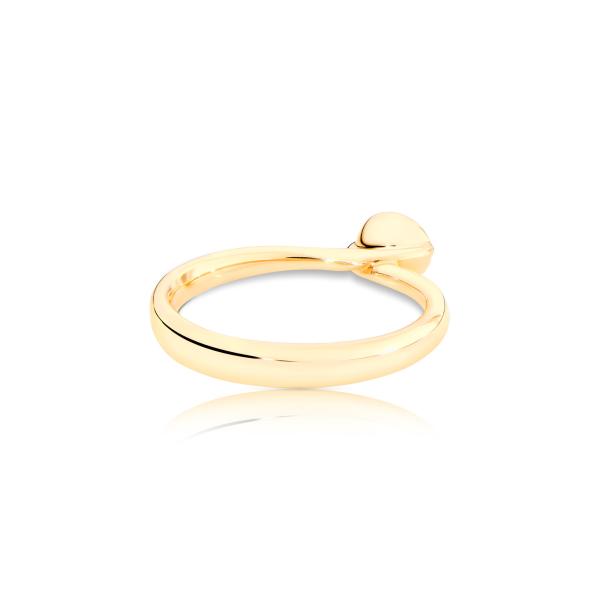 Tamara Comolli BOUTON Solitaire Ring (Ref: R-BOU-Sol-SaBl-yg)