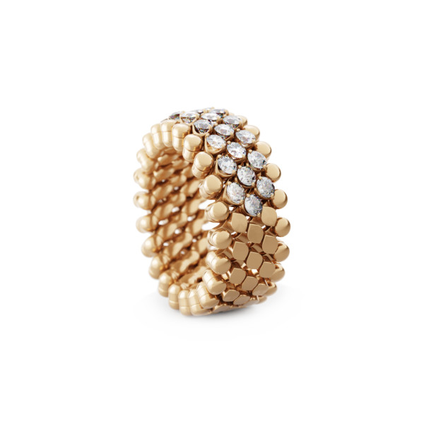 Serafino Consoli Brevetto Multi-Size Ring (Ref: RMS 5HM2 RG WD)