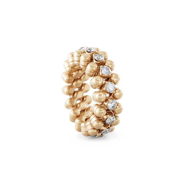 Serafino Consoli Brevetto Multi-Size Ring (Ref: RMS 3M7 RG WD)