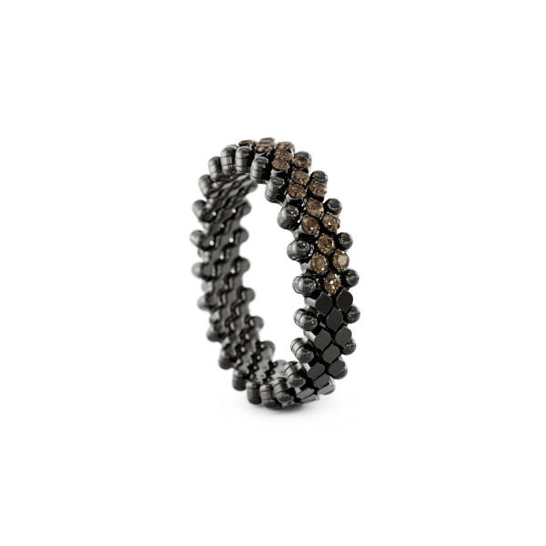Serafino Consoli Brevetto Multi-Size Ring (Ref: RMS 5HM2 BG BRD)