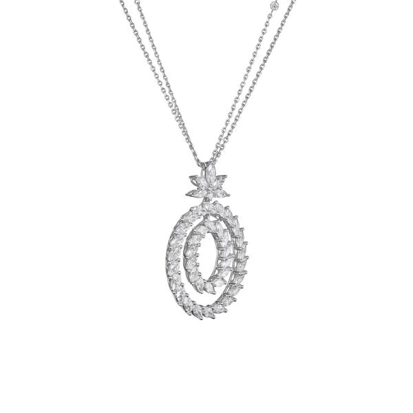 Chopard L'Heure du Diamant Marquise Anhänger mit Halskette (Ref: 79A162-1001)