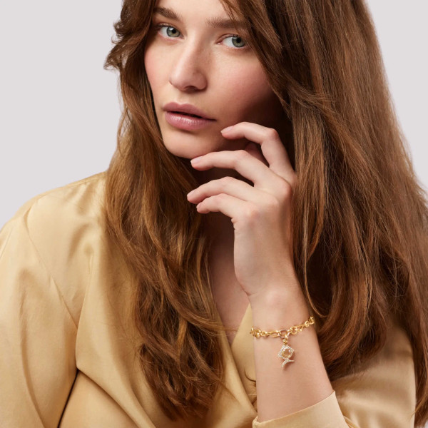 Ole Lynggaard Copenhagen Young Fish Charm mit Diamant-Pavé (Ref: A3264-401)