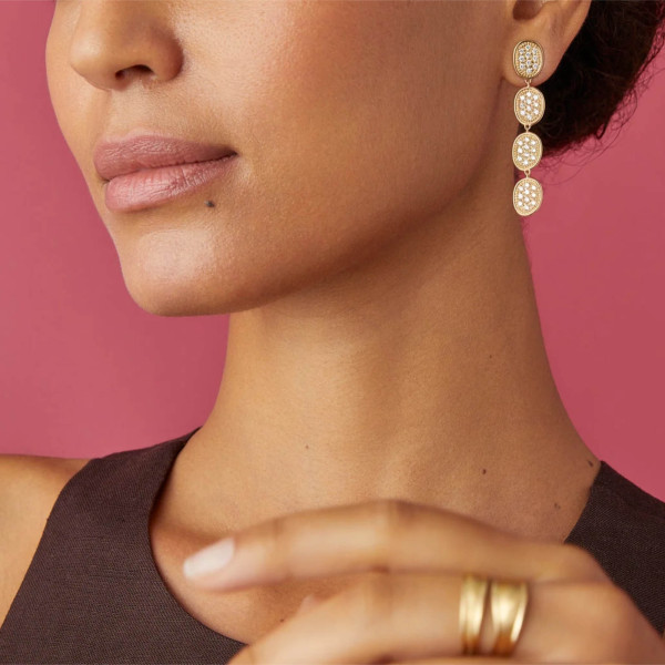 Marco Bicego Lunaria Alta Ohrringe (Ref: OB1813 B Y)