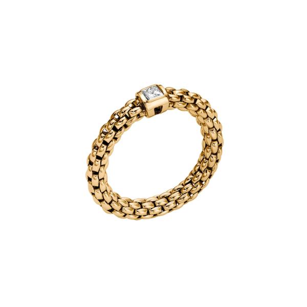 FOPE Souls Flex'it Ring mit weissem Diamanten (Ref: 09E08AX_BB_G_XGX_0XS)
