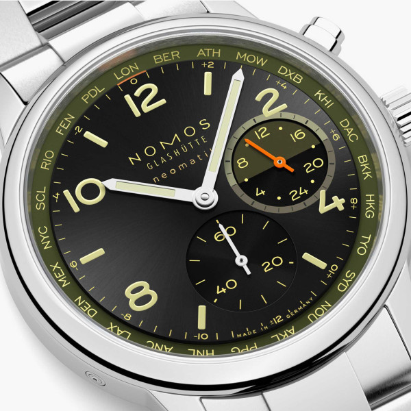 NOMOS Glashütte Club Sport Neomatik Weltzeit Vector (Ref: 790.S9)