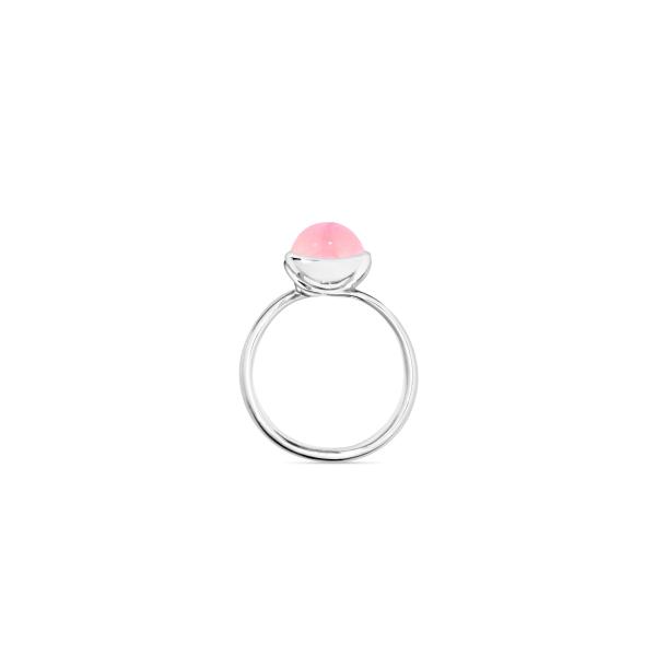 Tamara Comolli BOUTON Ring small pinker Chalcedon (Ref: R-BOU-s-ChPi-wg)