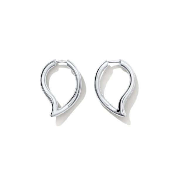 Tamara Comolli SIGNATURE Ohrringe Hoop Drop (Ref: E-Sig-Ho-TDr-p-wg)