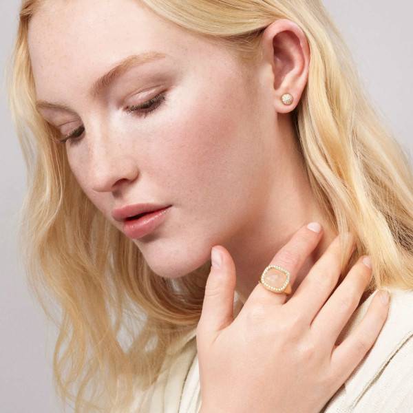 Ole Lynggaard Copenhagen Cushion Ring (Ref: A2840-402)