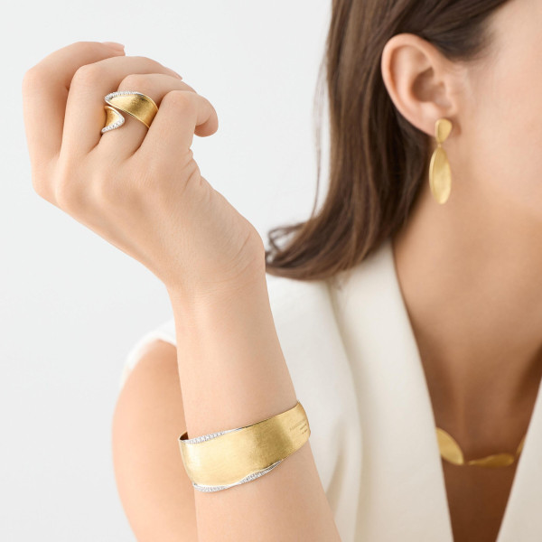 Marco Bicego Lunaria Twist Ring (Ref: AB661 B YW)
