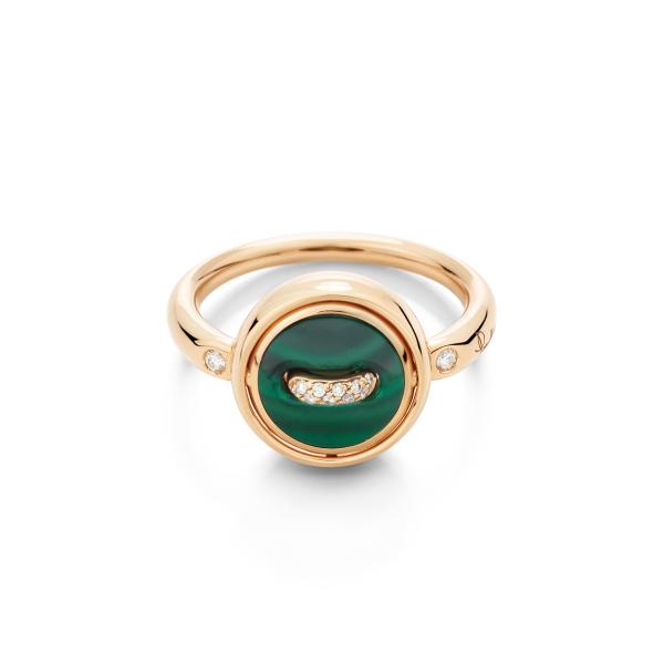 Pomellato Pom Pom Dot Wendbarer Ring (Ref: PAC5030O7000BMPMY)