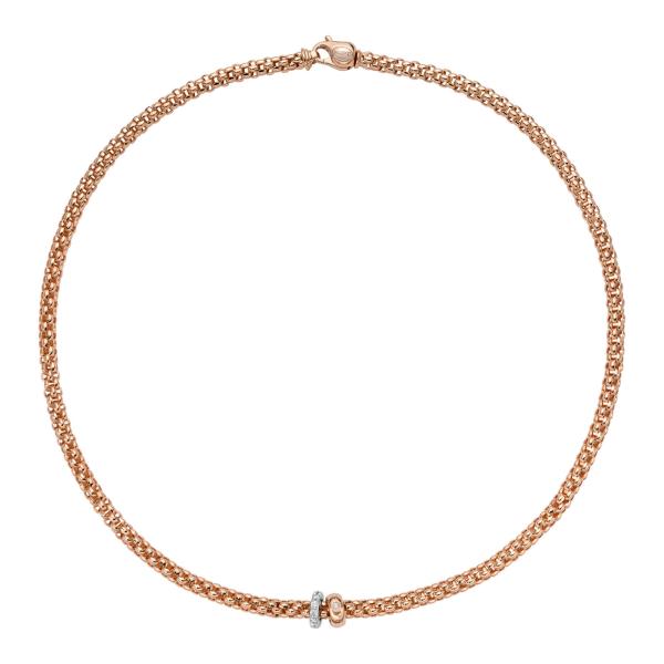 FOPE Flex'it Solo Collier mit Diamanten (Ref: 62406CX_PB_R_BRX_043)