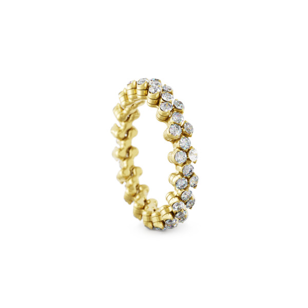 Serafino Consoli Brevetto Multi-Size Ring (Ref: RMS 3F4 YG WD)