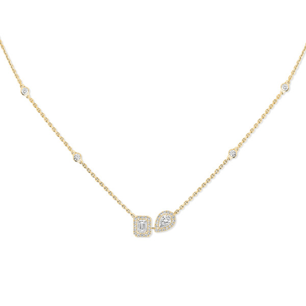 Messika My Twin Toi & Moi Halskette (Ref: 14534-YG)