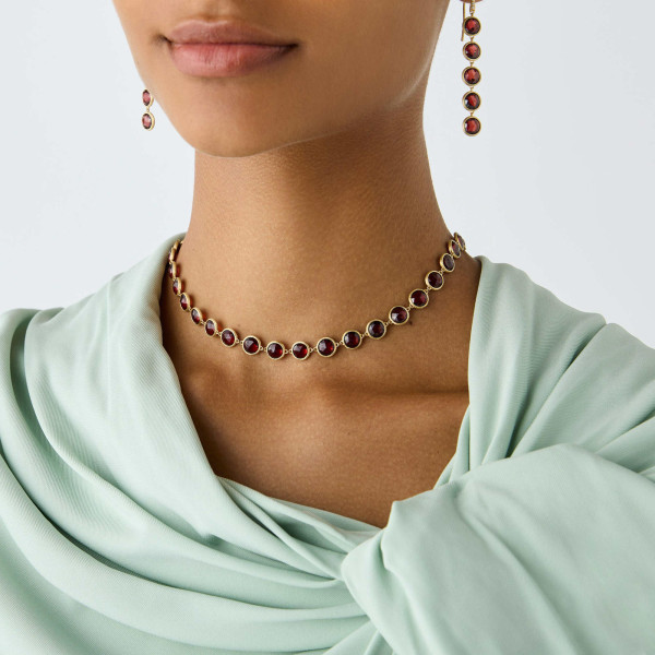 Marco Bicego Jaipur Color Halskette (Ref: CB2975 RG01 Y)