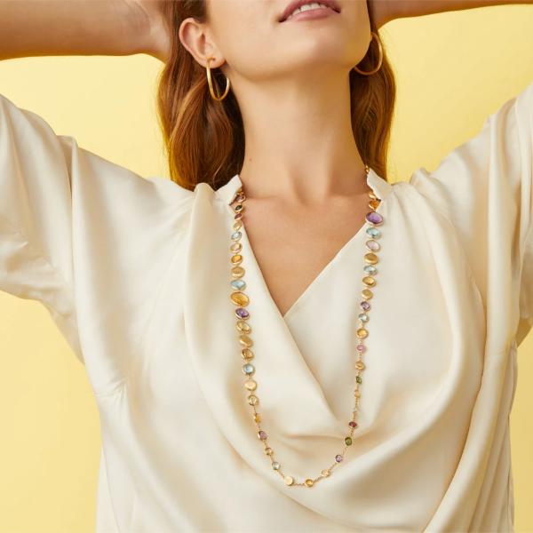 Marco Bicego Jaipur Colour Lange Halskette (Ref: CB2159_MIX01_Y_02)