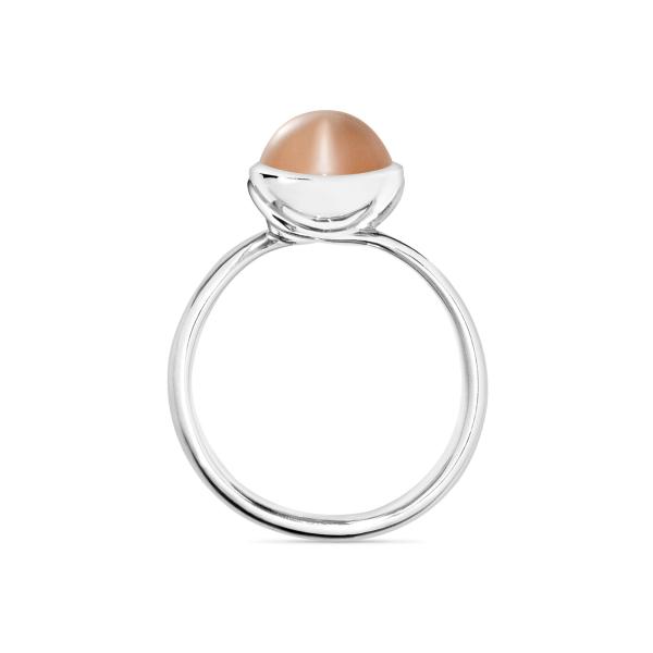 Tamara Comolli BOUTON Ring small Brauner Mondstein (Ref: R-BOU-s-MoBr-wg)