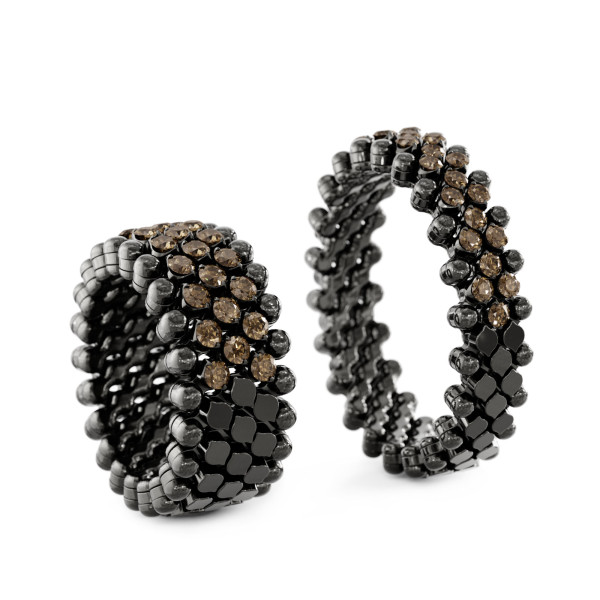 Serafino Consoli Brevetto Multi-Size Ring (Ref: RMS 5HM2 BG BRD)
