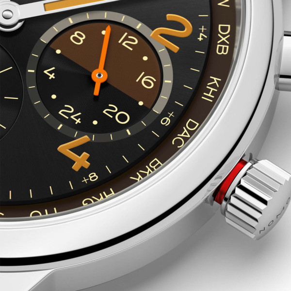 NOMOS Glashütte Club Sport Neomatik Weltzeit Grid (Ref: 790.S8)