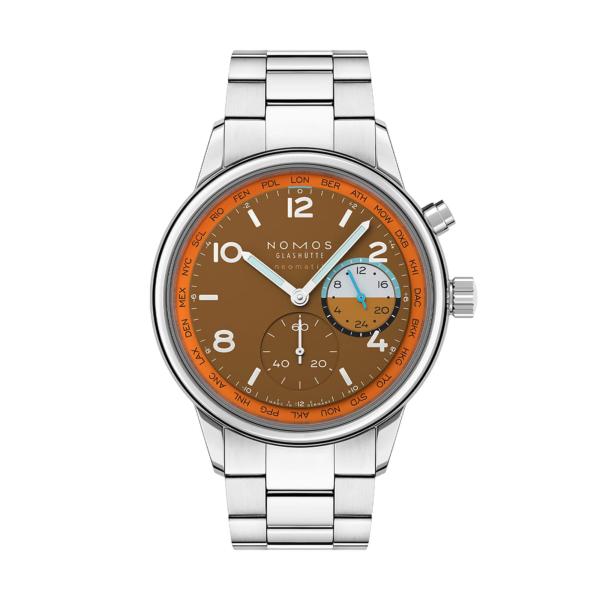 NOMOS Glashütte Club Sport Neomatik Weltzeit Canyon (Ref: 790.S3)