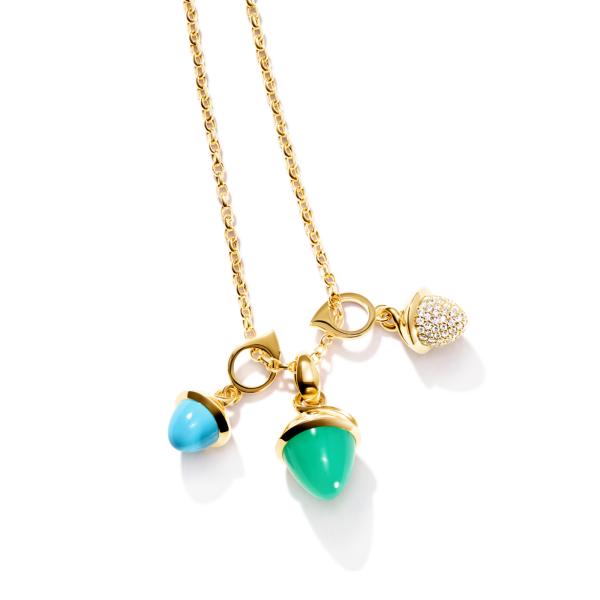 Tamara Comolli MIKADO Bouquet Anhänger Chrysoprase (Ref: P-MB-Chry-yg)