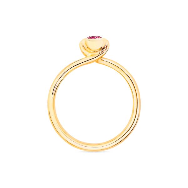 Tamara Comolli BOUTON Solitaire Ring (Ref: R-BOU-Sol-Spi-yg)