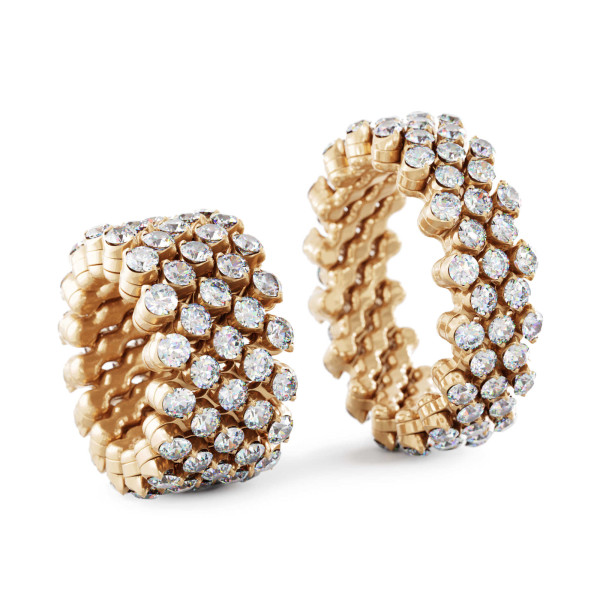 Serafino Consoli Brevetto Multi-Size Ring (Ref: RMS 5F7 RG WD)