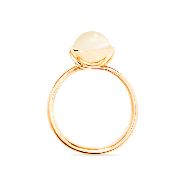 Tamara Comolli BOUTON Ring Small mit Mondstein (Ref: R-BOU-s-MoSa-yg)