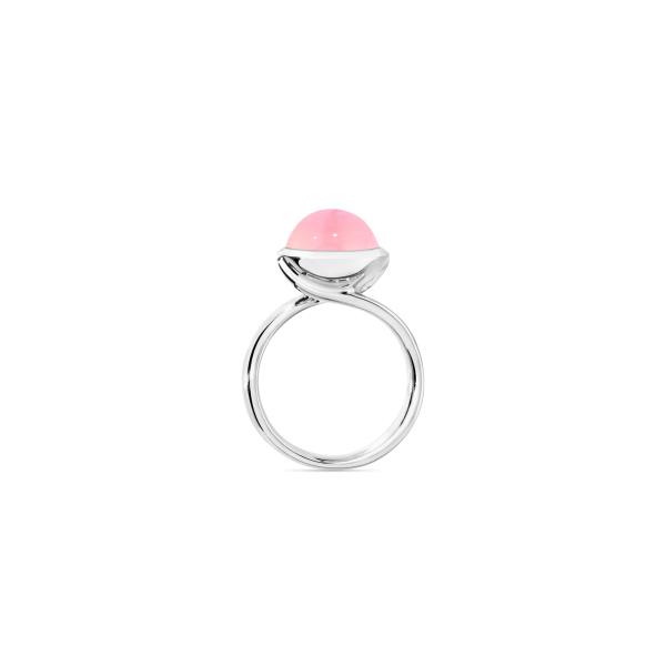 Tamara Comolli BOUTON Ring large pinker Chalcedon (Ref: R-BOU-l-ChPi-wg)