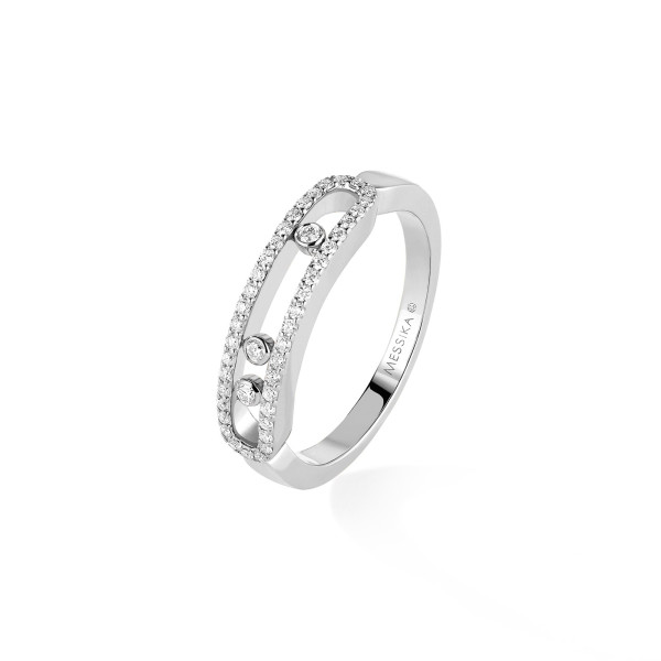 Messika Baby Move Classique Pavé Ring (Ref: 04683-WG)