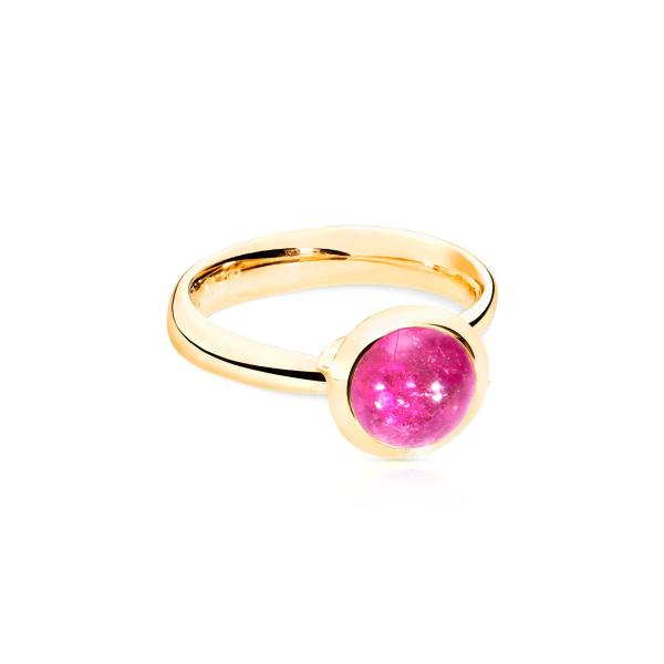 Tamara Comolli BOUTON Ring small rosa Turmalin (Ref: R-BOU-s-TuRo-yg)
