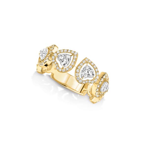 Messika Joy Coeur Multi Diamant-Ehering (Ref: 12471-YG)