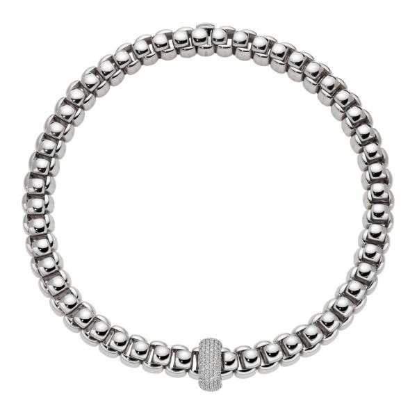 FOPE Luna Halskette mit Pavé Diamanten (Ref: 52107CX_PB_B_XBX_040)
