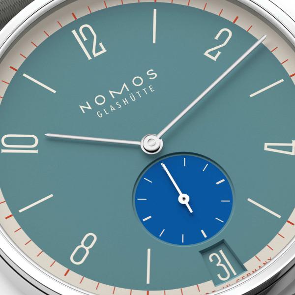 NOMOS Glashütte Tangente 38 Datum Super Sardine  (Ref: 179.S16)