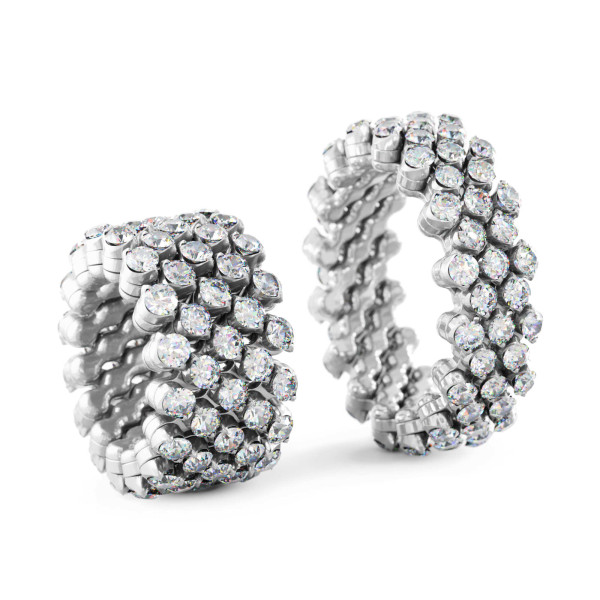Serafino Consoli Brevetto Multi-Size Ring (Ref: RMS 5F7 WG WD)