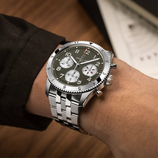 Breitling Classic AVI Chronograph 42 Cutiss Warhawk (Ref: A233802A1L1A1)