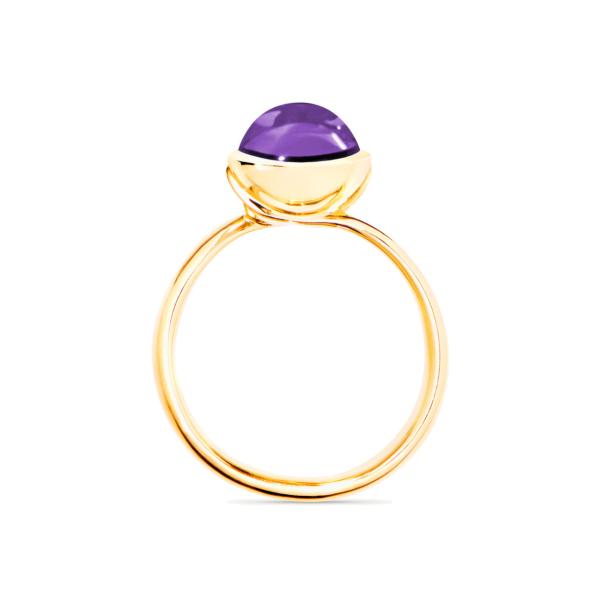 Tamara Comolli BOUTON Ring small Amethyst (Ref: R-BOU-s-Am-yg)