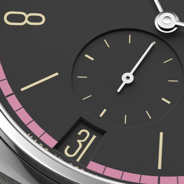 NOMOS Glashütte Tangente 38 Datum Tiefseegrau  (Ref: 179.S19)