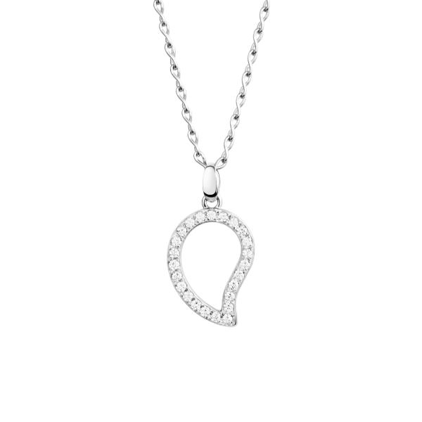 Tamara Comolli SIGNATURE Anhänger Large mit DiamantPavé  (Ref: P-Sig-l-pl-wg)