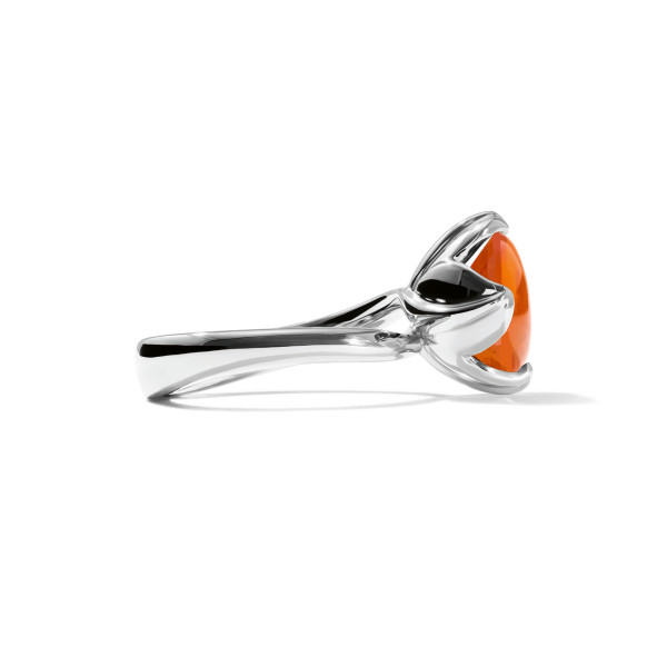 Tamara Comolli TULIP Ring Small mit Mandarin Granat (Ref: R-TUL-s-Man-wg)