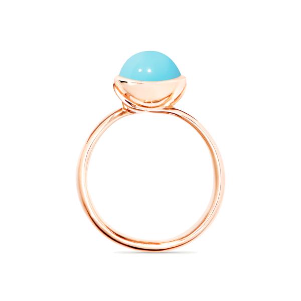 Tamara Comolli BOUTON Ring small Türkis (Ref: R-BOU-s-Tur-rg)