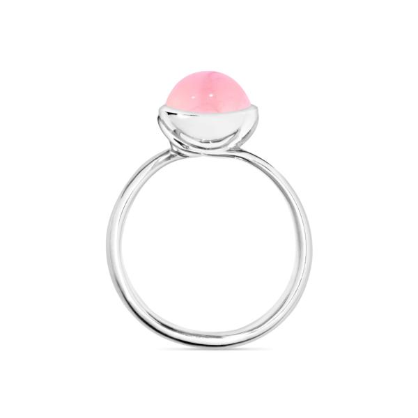 Tamara Comolli BOUTON Ring small pinker Chalcedon (Ref: R-BOU-s-ChPi-wg)