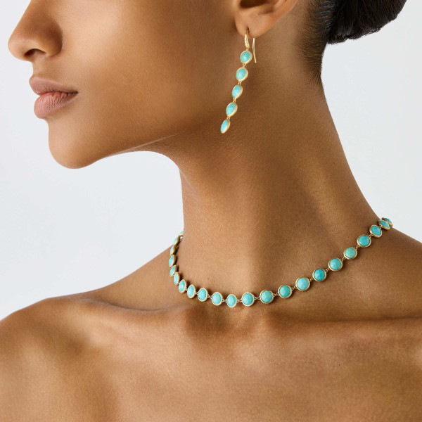 Marco Bicego Jaipur Color Halskette (Ref: CB2975 TU01 Y)