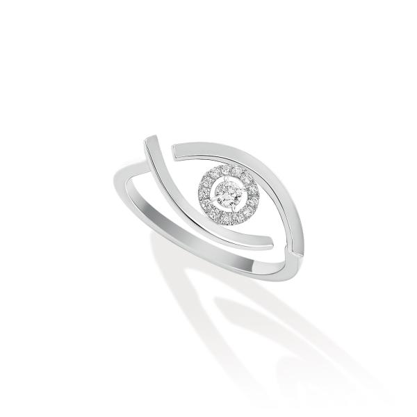 Messika Lucky Eye Ring (Ref: 10036-WG)